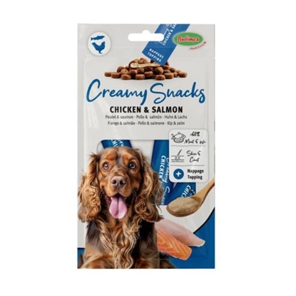 Picture of BUBIMEX Creamy Snacks x4 – Chicken & Salmon 60g